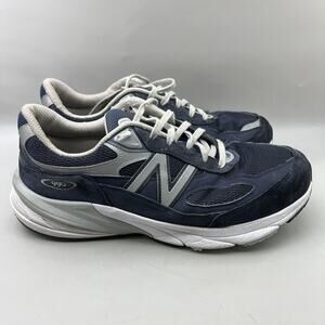 New Balance 990v6 Running Shoes Men Size 10.5 2E Wide Blue Suede Comfort Sneaker